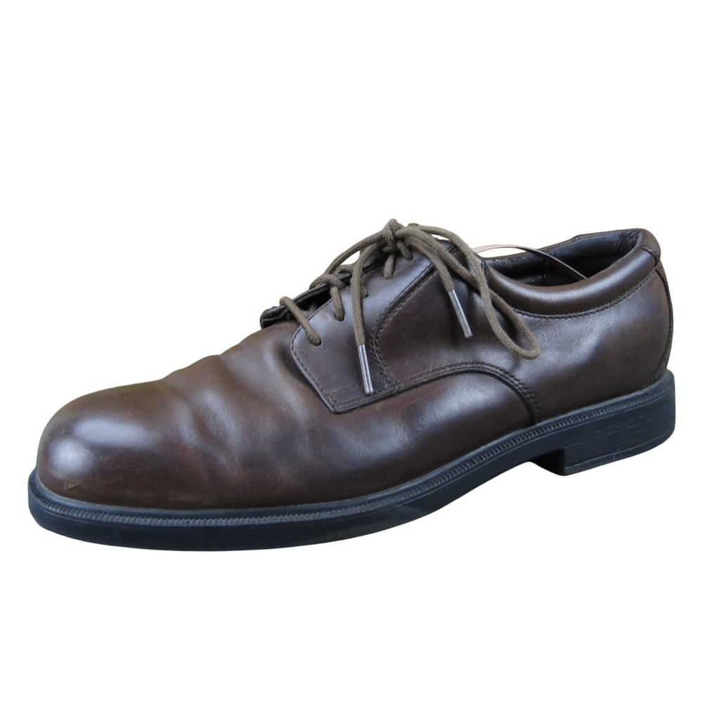 Rockport Men's 9.5 Brown Leather Oxford Shoes Dress‎ Casual Comfort